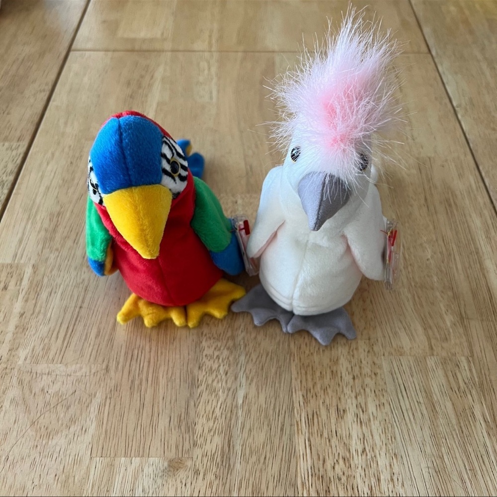 Ty Beanie Babies ~ Jabber & KuKu